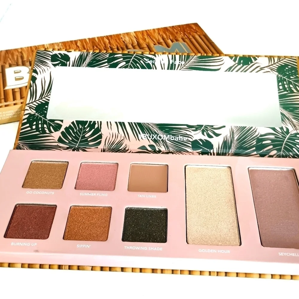 Buxom TIKI BAR Large palette‎ Eye and Cheek Palette NIB Face makeup